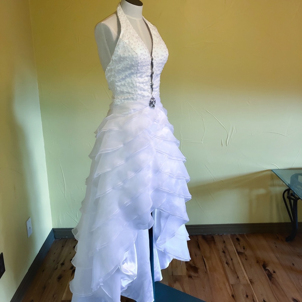 Exquisite High low evening dress. Extra small, 0